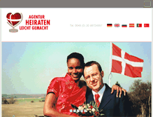 Tablet Screenshot of heiraten-leicht-gemacht.de